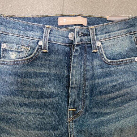 NWT 7 For All Mankind LUX VINTAGE Denim Jeans - Size 24 - Picture 2 of 8